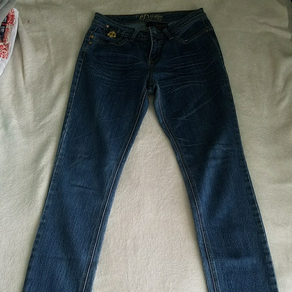 Straight leg stretch jeans